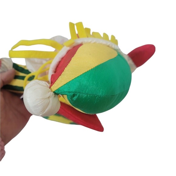 Jack in the Box Nylon Christmas Plush 15" International Silver 1992 Vintage - Picture 6 of 12